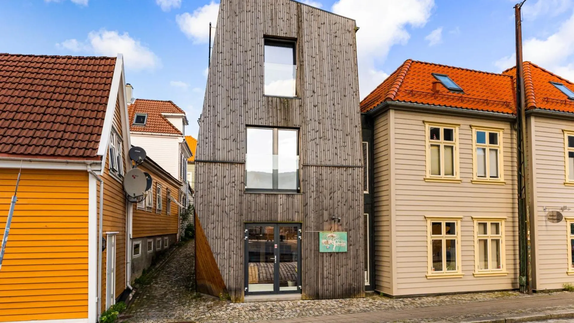 Architectural Gem At Nostet With Bathtub And Balcony 베르겐 0*,